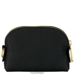 Women Black Longchamp Le Foulonne Coin purse Leather Goods L06408524 - Image 2