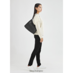 Women Black Longchamp Le Foulonne Hobo bag Bags L06408388 - Image 2