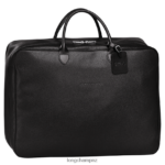 Women Black Longchamp Le Foulonne Suitcase Bags L06408826