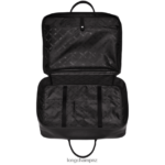 Women Black Longchamp Le Foulonne Suitcase Bags L06408826 - Image 4