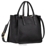 Women Black Longchamp Le Foulonne Tote bag Bags L06408124 - Image 3