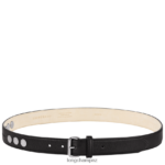 Women Black Longchamp Le Pliage belt Accessories L06408951