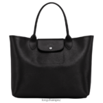 Women Black Longchamp Le Pliage City Tote bag Bags L0640883