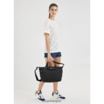 Women Black Longchamp Le Pliage Energy Handbag Bags L0640840 - Image 2