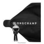 Women Black Longchamp Le Pliage Energy Tote bag Bags L06408345 - Image 6