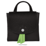 Women Black Longchamp Le Pliage Green Backpack Bags L06408434 - Image 5