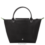 Women Black Longchamp Le Pliage Green Handbag Bags L06408186 - Image 4