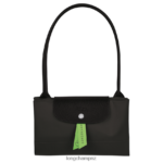 Women Black Longchamp Le Pliage Green Tote bag Bags L0640830 - Image 5