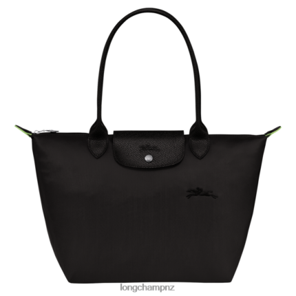 Women Black Longchamp Le Pliage Green Tote bag Bags L06408409