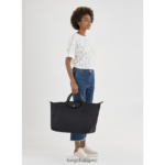Women Black Longchamp Le Pliage Green Travel bag Bags L06408786 - Image 2