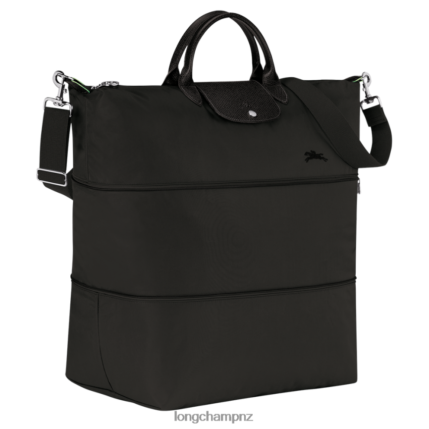 Women Black Longchamp Le Pliage Green Travel bag expandable Bags L06408800 - Image 3