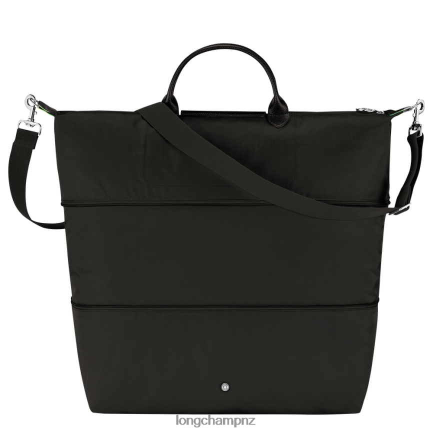 Women Black Longchamp Le Pliage Green Travel bag expandable Bags L06408800 - Image 4