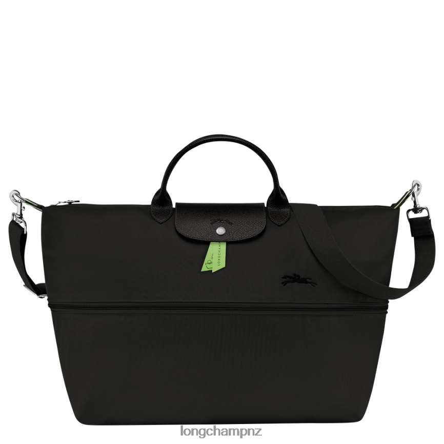 Women Black Longchamp Le Pliage Green Travel bag expandable Bags L06408800 - Image 6