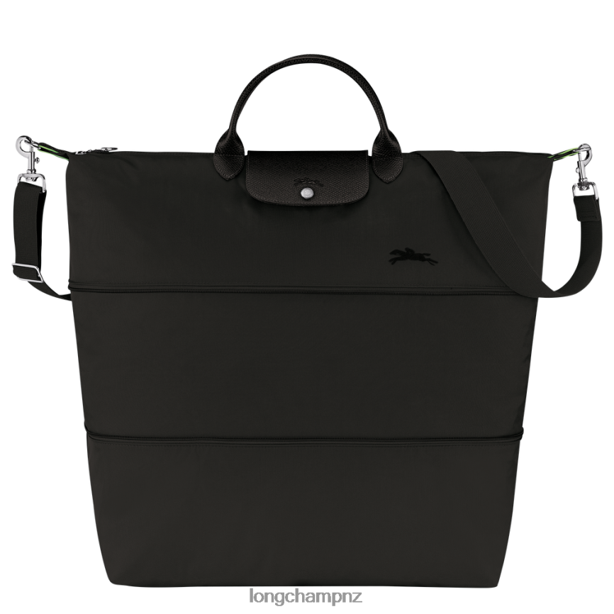 Women Black Longchamp Le Pliage Green Travel bag expandable Bags L06408800 - Image 1