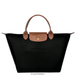 Women Black Longchamp Le Pliage Original Handbag Bags L06408204