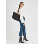 Women Black Longchamp Le Pliage Original Tote bag Bags L0640838 - Image 2
