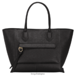 Women Black Longchamp Mailbox Handbag Bags L06408171