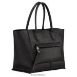 Women Black Longchamp Mailbox Handbag Bags L06408171 - Image 3