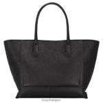 Women Black Longchamp Mailbox Handbag Bags L06408171 - Image 4