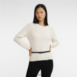 Women Black Longchamp Roseau belt Accessories L06408934 - Image 2