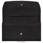 Women Black Longchamp Roseau Continental wallet Leather Goods L06408587 - Image 2