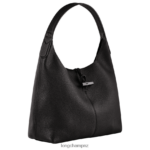 Women Black Longchamp Roseau Essential Hobo bag Bags L06408357 - Image 2
