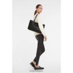 Women Black Longchamp Roseau Essential Tote bag Bags L06408360 - Image 2
