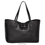 Women Black Longchamp Roseau Essential Tote bag Bags L06408360