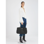 Women Black Longchamp Roseau Handbag Bags L06408109 - Image 2