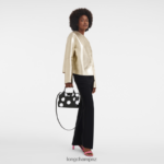 Women Black Longchamp Roseau Handbag Bags L06408123 - Image 2