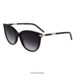 Women Black Longchamp Spring/Summer Collection 2023 Sunglasses Accessories L06408890 - Image 2