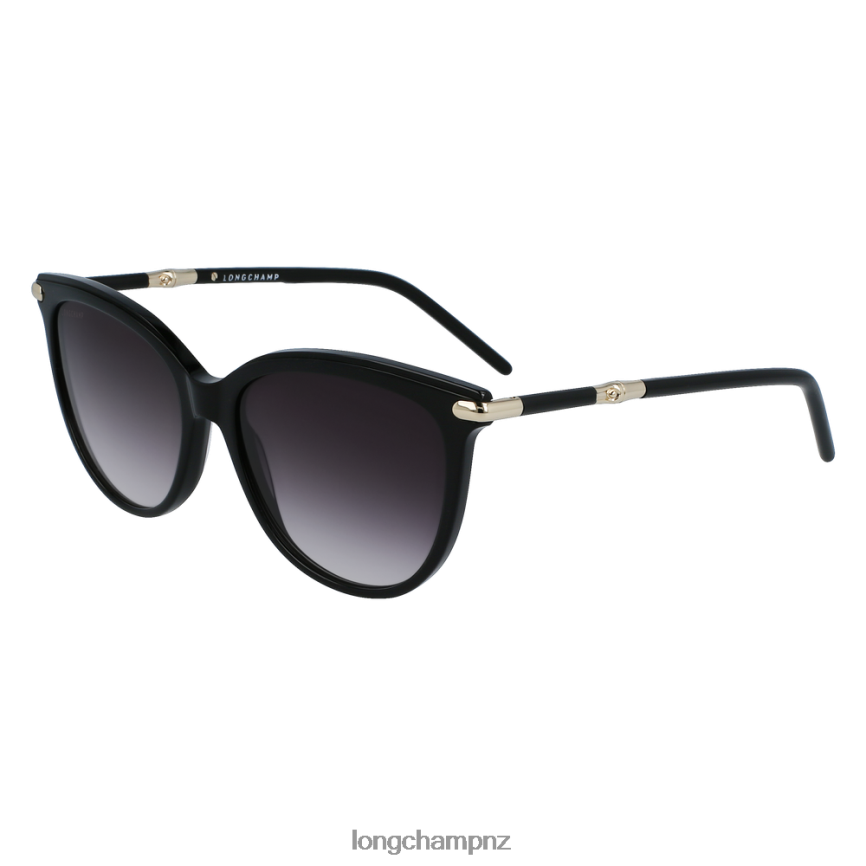 Women Black Longchamp Spring/Summer Collection 2023 Sunglasses Accessories L06408890 - Image 2