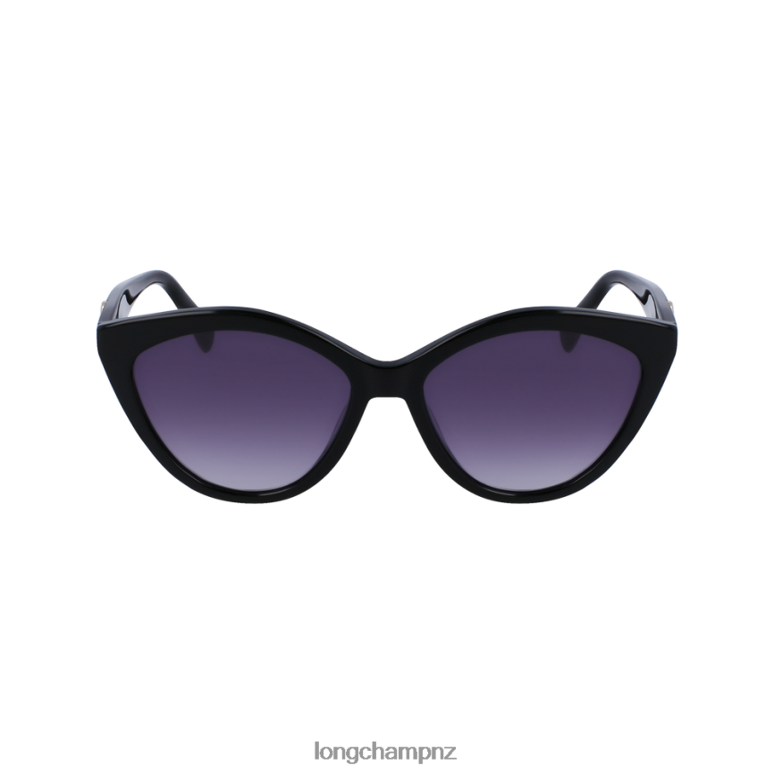 Women Black Longchamp Spring/Summer Collection 2023 Sunglasses Accessories L06408893 - Image 1