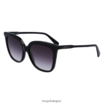 Women Black Longchamp Spring/Summer Collection 2023 Sunglasses Accessories L06408896 - Image 2