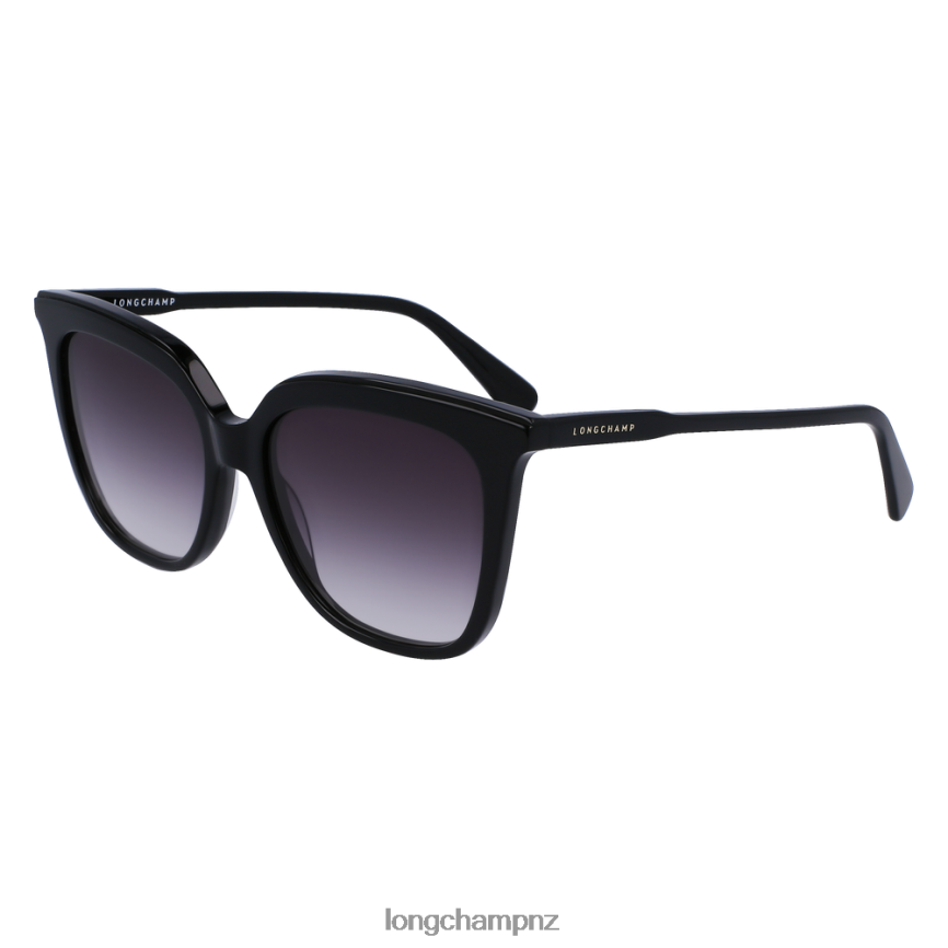 Women Black Longchamp Spring/Summer Collection 2023 Sunglasses Accessories L06408896 - Image 2