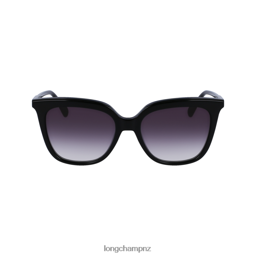 Women Black Longchamp Spring/Summer Collection 2023 Sunglasses Accessories L06408896 - Image 1
