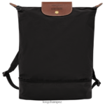 Women Black Longchamp X D'heygere Crossbody bag/Backpack Bags L06408323