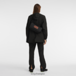 Women Black Longchamp X D'heygere Crossbody bag/Backpack Bags L06408323 - Image 8