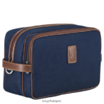 Women Blue Longchamp Boxford Toiletry case Bags L06408864 - Image 2