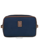 Women Blue Longchamp Boxford Toiletry case Bags L06408864