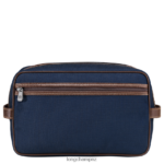 Women Blue Longchamp Boxford Toiletry case Bags L06408864 - Image 3