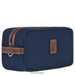 Women Blue Longchamp Boxford Toiletry case Bags L06408867 - Image 2