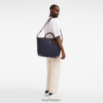 Women Blue Longchamp Boxford Travel bag Bags L06408764 - Image 2