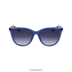 Women Blue Longchamp Fall/Winter 2022 Collection Sunglasses Accessories L06408905