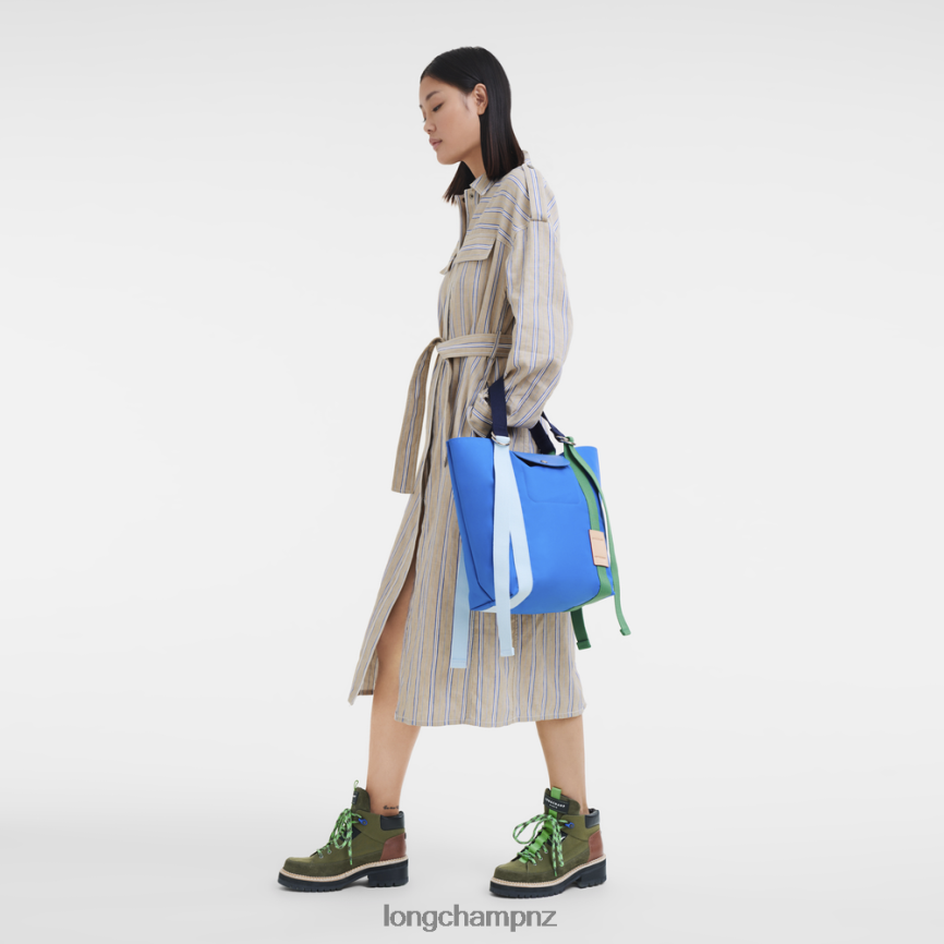 Women Blue Longchamp Le Pliage Re-Play Tote bag Bags L0640850 - Image 2
