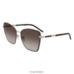 Women Brown/Khaki Longchamp Spring/Summer Collection 2023 Sunglasses Accessories L06408888 - Image 2
