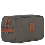 Women Brown Longchamp Boxford Toiletry case Bags L06408866 - Image 2