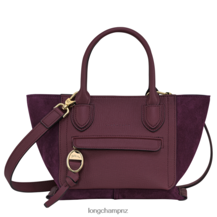 Women Burgundy Longchamp Mailbox Handbag Bags L06408159
