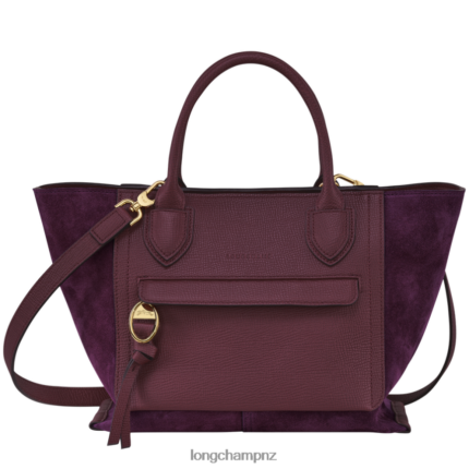 Women Burgundy Longchamp Mailbox Handbag Bags L06408161