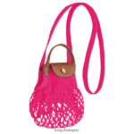 Women Candy Longchamp Le Pliage Filet Mesh bag Leather Goods L06408220 - Image 3